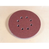 LOT DE 10 DISQUES ABRASIFS PERFORÉS AUTO-AGRIPPANTS Ø 150 MM GRAIN 80