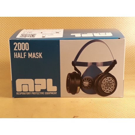 DEMI-MASQUE VAPEURS - POUSSIÈRES - MPL 2000