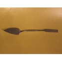 SPATULE SCULPTURE DOUBLE EN MÉTAL LARGE
