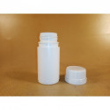FLACON ROND BLANC PEHD 100 ML
