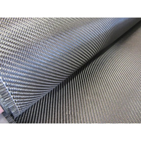 TISSU SERGÉ CARBONE 400 gr/m2 EN 1 M DE LARGE