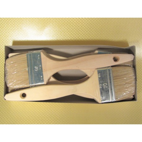 BOÎTE DE 6 PINCEAUX RÉSINE 70 mm